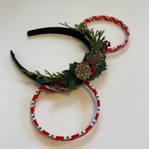 Custom Christmas Flower Crown Ears